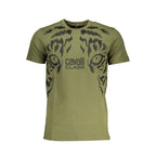 Grünes Baumwoll-Herren-T-Shirt