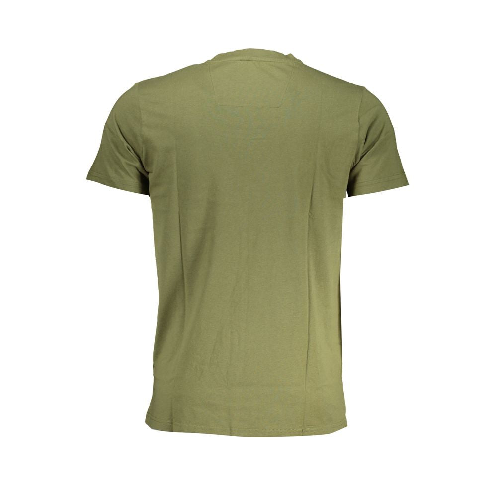 Grünes Baumwoll-Herren-T-Shirt