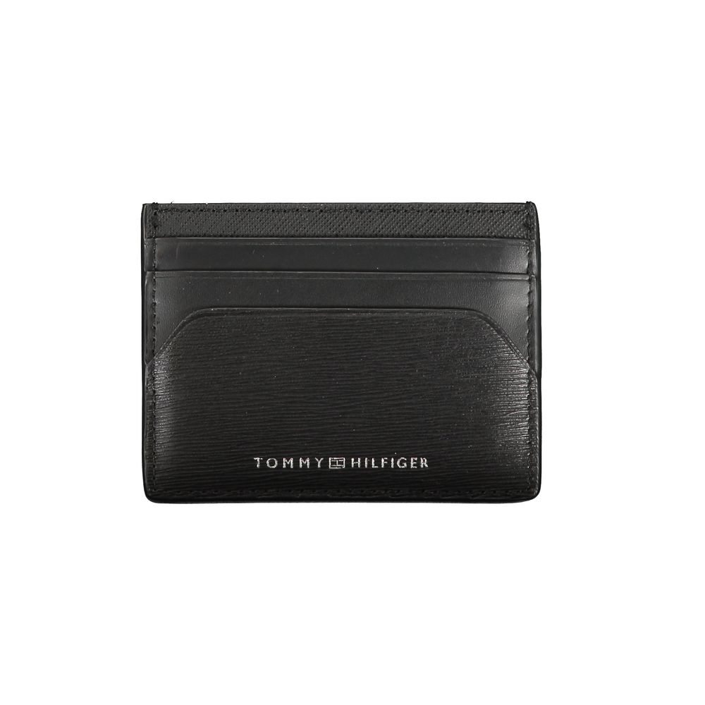 Herrenbrieftasche aus schwarzem Leder