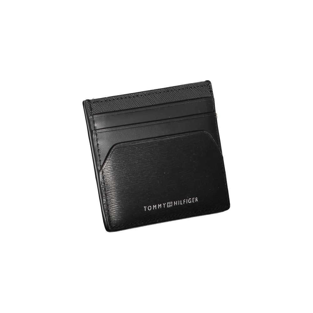 Herrenbrieftasche aus schwarzem Leder