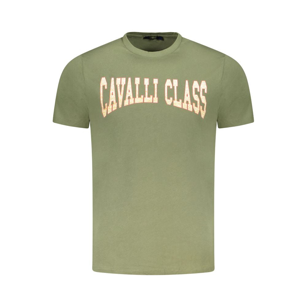 Grünes Baumwoll Herren T-Shirt