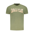 Grünes Baumwoll Herren T-Shirt