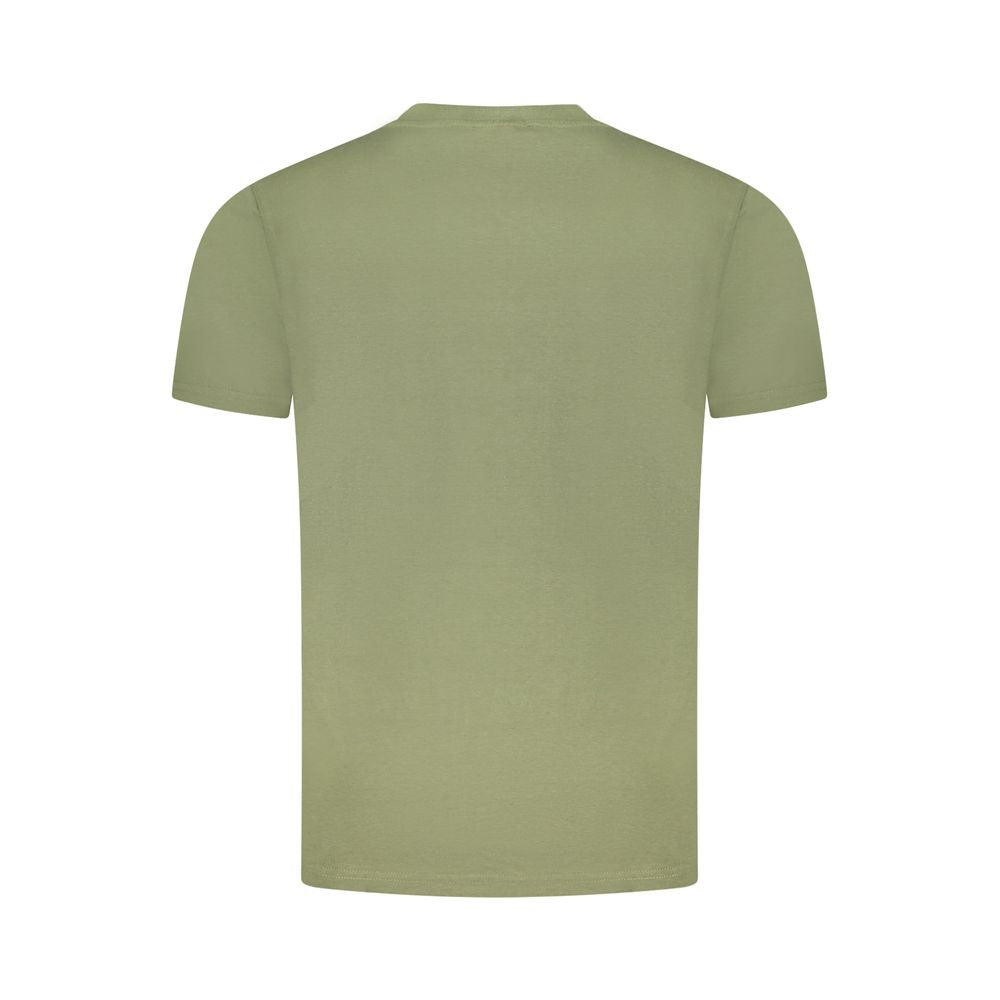 Grünes Baumwoll Herren T-Shirt
