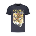 Blu Cotton Men T-Shirt