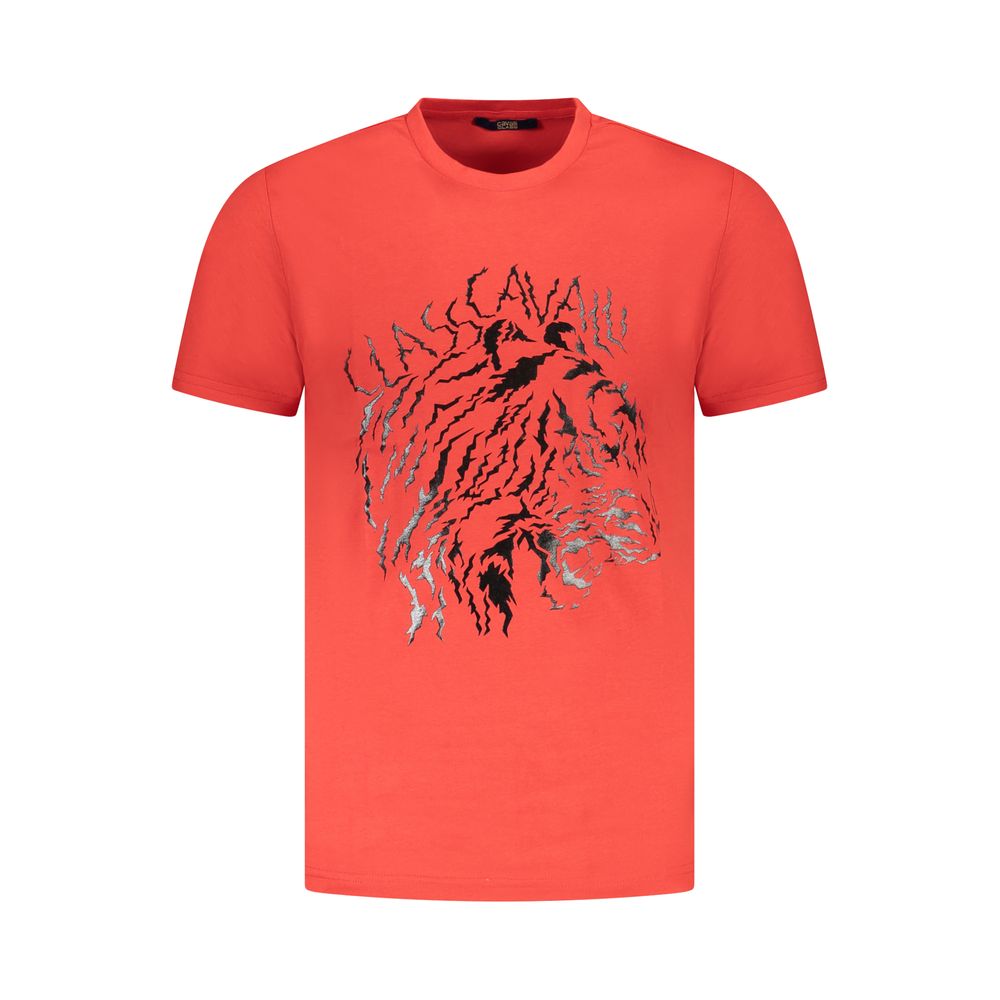 Rotes Herren-T-Shirt aus Baumwolle