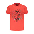 Rotes Herren-T-Shirt aus Baumwolle