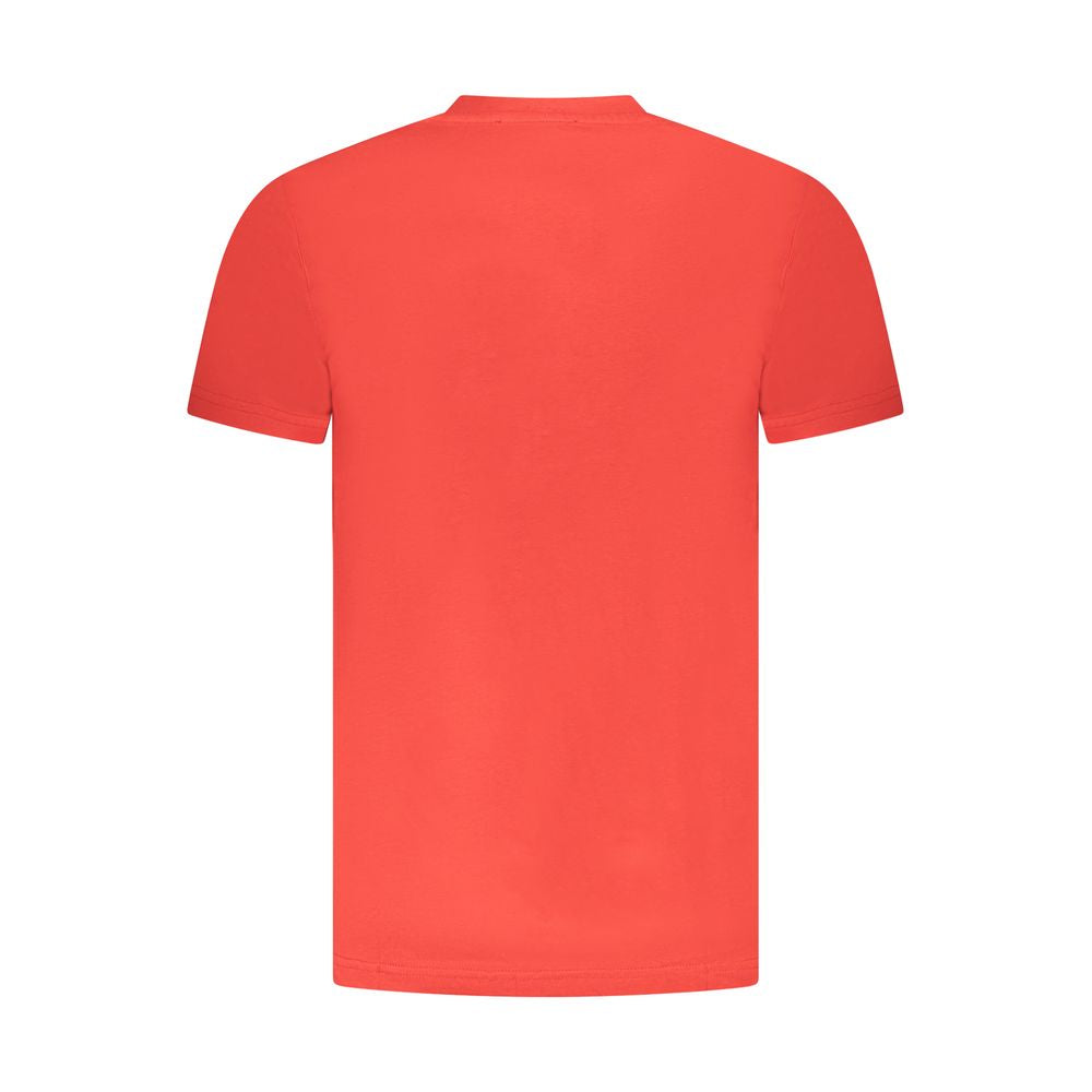 Rotes Herren-T-Shirt aus Baumwolle