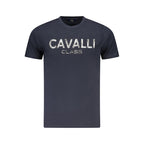 Blu Cotton Men T-Shirt
