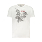 T-Shirt da Uomo in Cotone Bianco