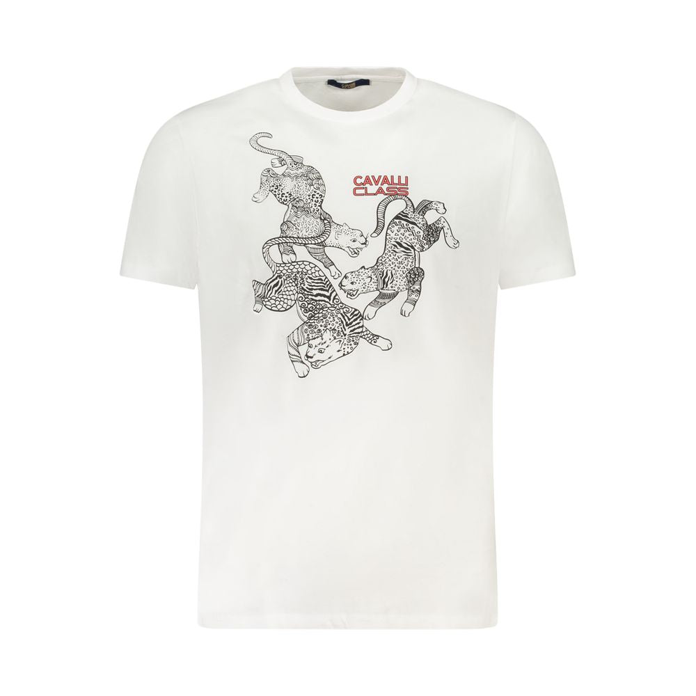 T-Shirt da Uomo in Cotone Bianco