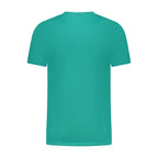 Grünes Herren-T-Shirt aus Baumwolle