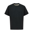 Graues Baumwoll-T-Shirt