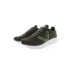 Green Polyester Men's Sneaker