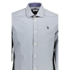 Azzurro Cotton Men's Shirt
