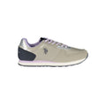 Silber Polyester Damen Sneaker
