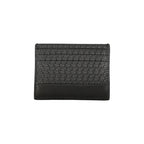 Black Polyurethane Men Wallet