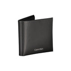Herrenbrieftasche aus schwarzem Leder