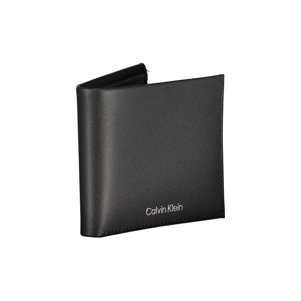 Herrenbrieftasche aus schwarzem Leder