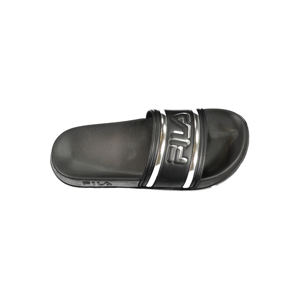 Schwarzer Polyurethan-Damenschuh