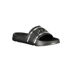 Schwarzer Polyurethan-Damenschuh