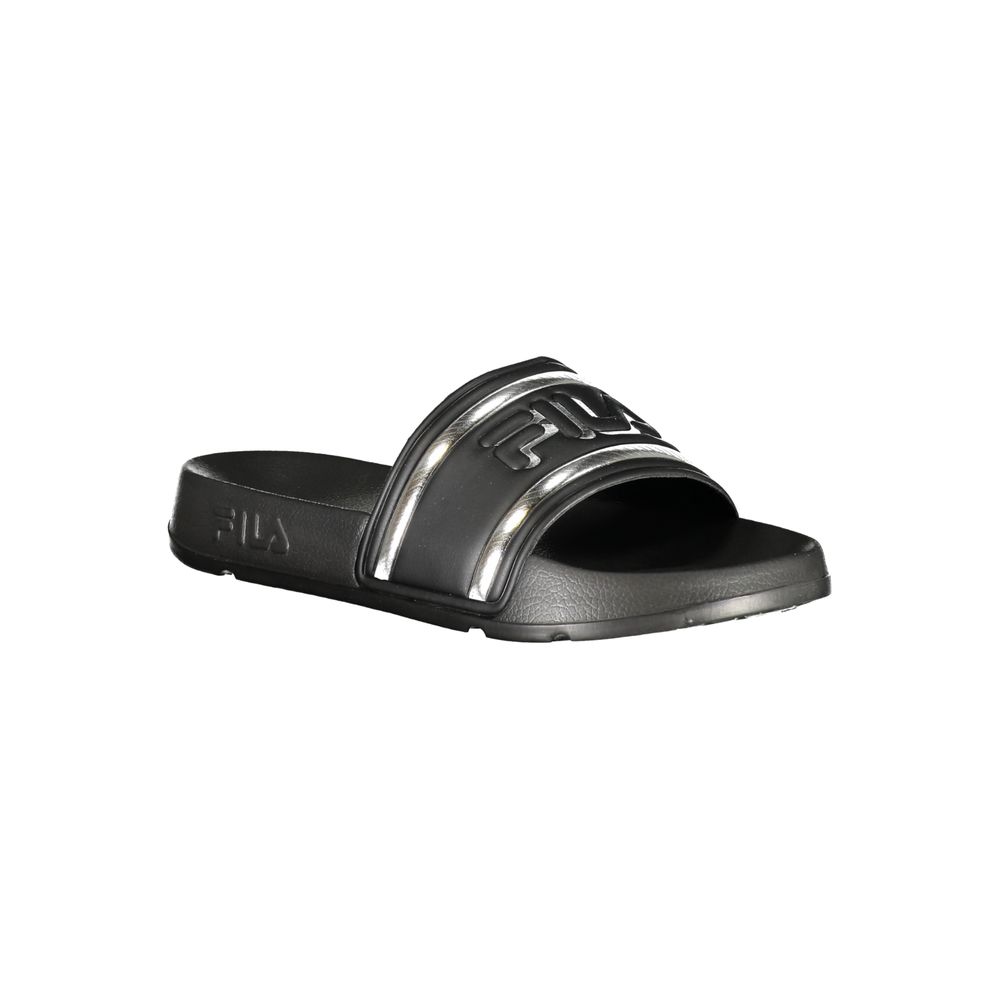 Schwarzer Polyurethan-Damenschuh