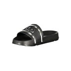 Schwarzer Polyurethan-Damenschuh