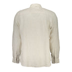 Beige Linen Men's Shirt