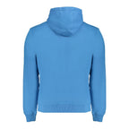 Blue Cotton Men Sweatshirt