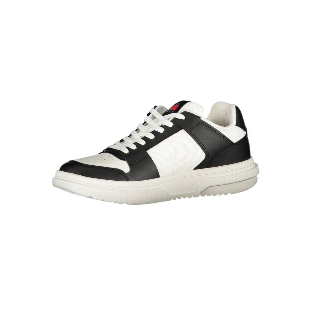 Sneaker aus schwarzem Leder für Damen