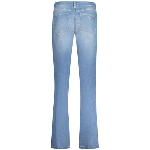 Light Blue Cotton Women's Jeans