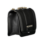 Black Polyurethane Women's Bag