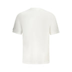 White Cotton Men T-Shirt
