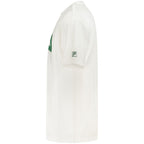 White Cotton Men T-Shirt