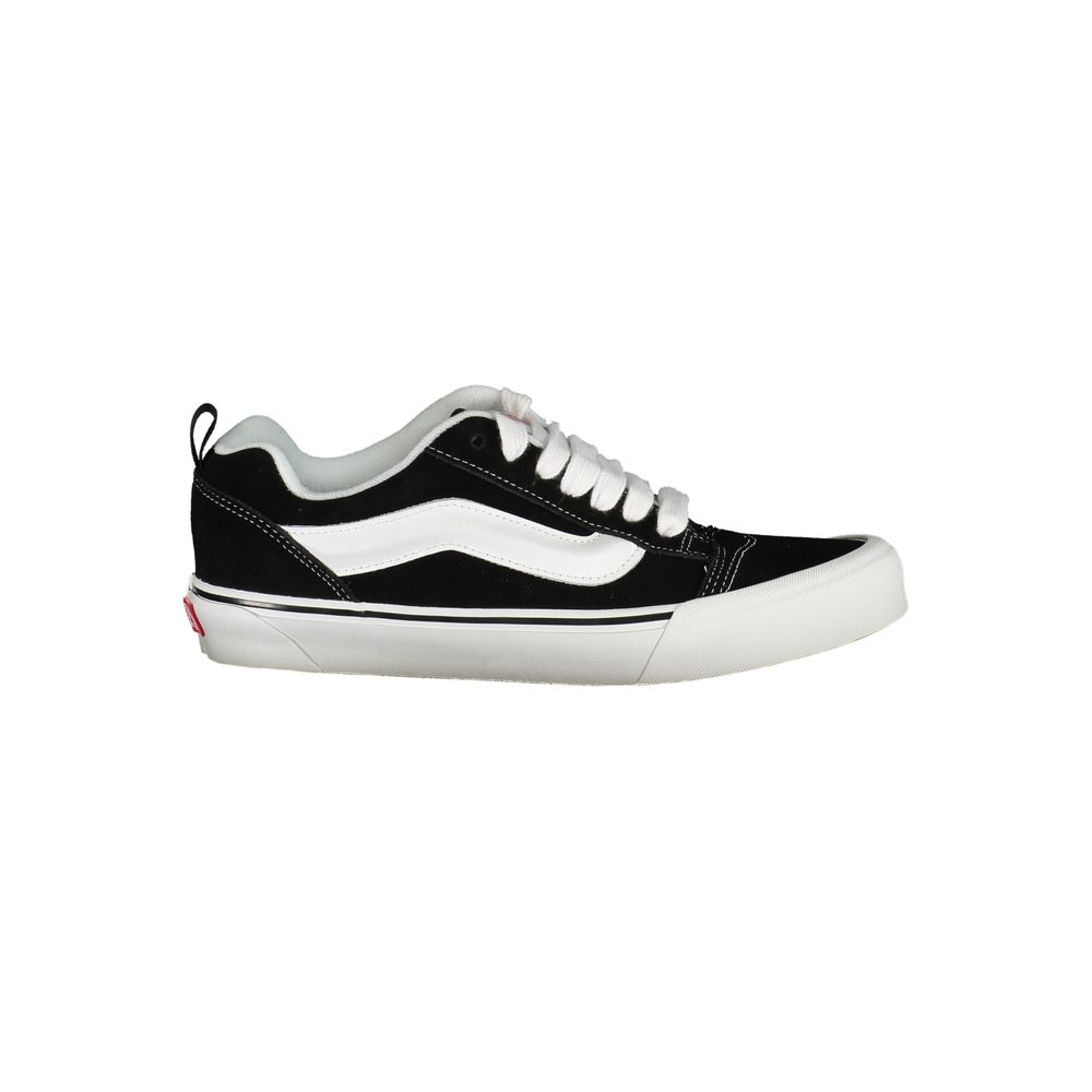 Black Polyester Men's Sneaker