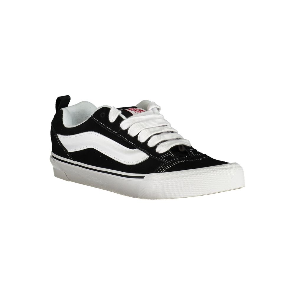 Black Polyester Men's Sneaker