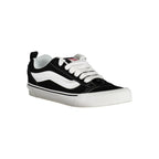 Black Polyester Men's Sneaker