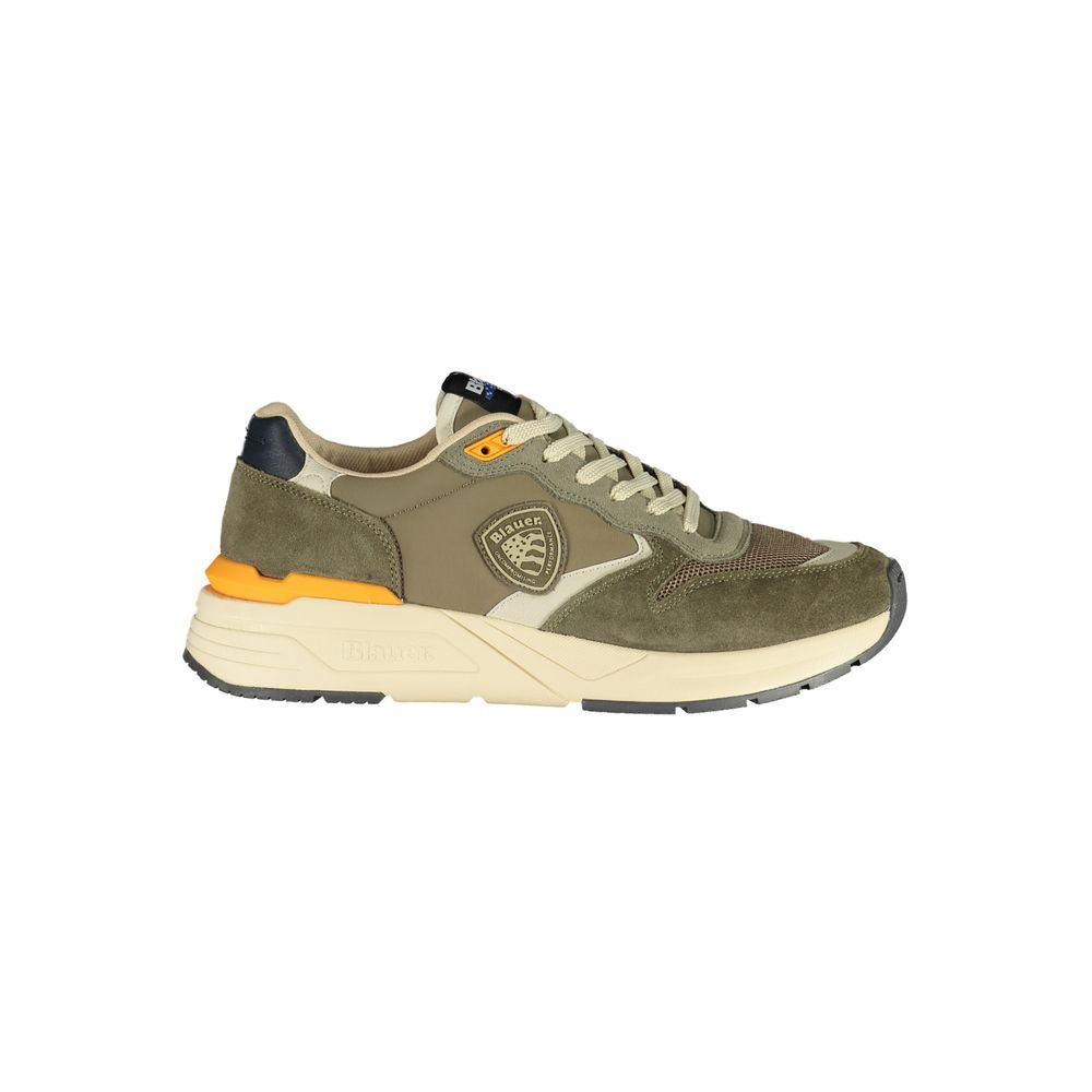 Grüner Polyurethan-Herren-Sneaker