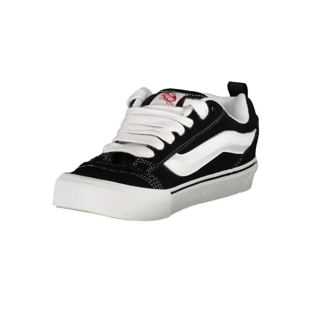 Black Polyester Men's Sneaker
