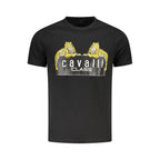 Black Cotton Men's T-Shirt