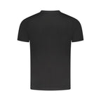 Black Cotton Men T-Shirt