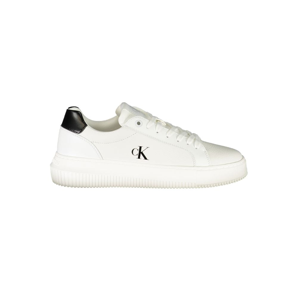Damen-Sneaker aus weißem Polyurethan