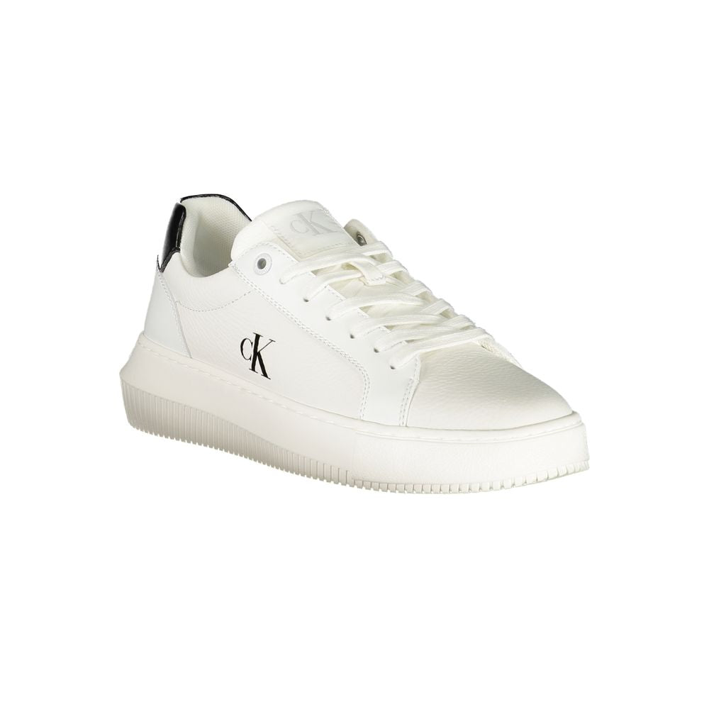 Damen-Sneaker aus weißem Polyurethan