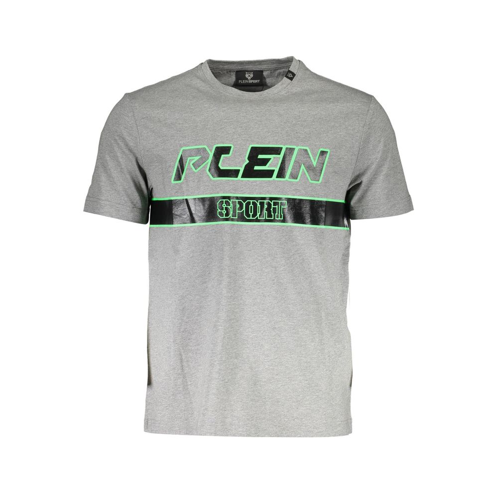 Graues Baumwoll-Herren-T-Shirt