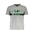 Graues Baumwoll-Herren-T-Shirt