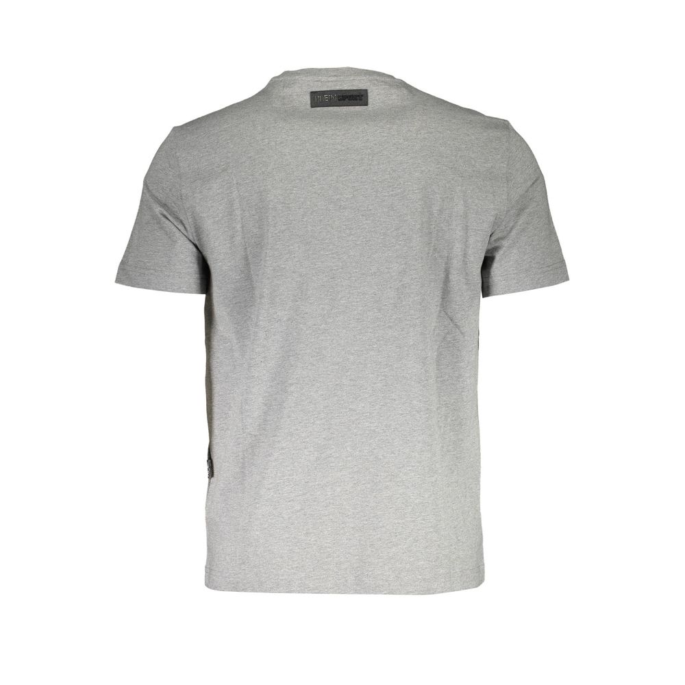 Graues Baumwoll-Herren-T-Shirt