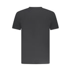 Black Cotton Men T-Shirt