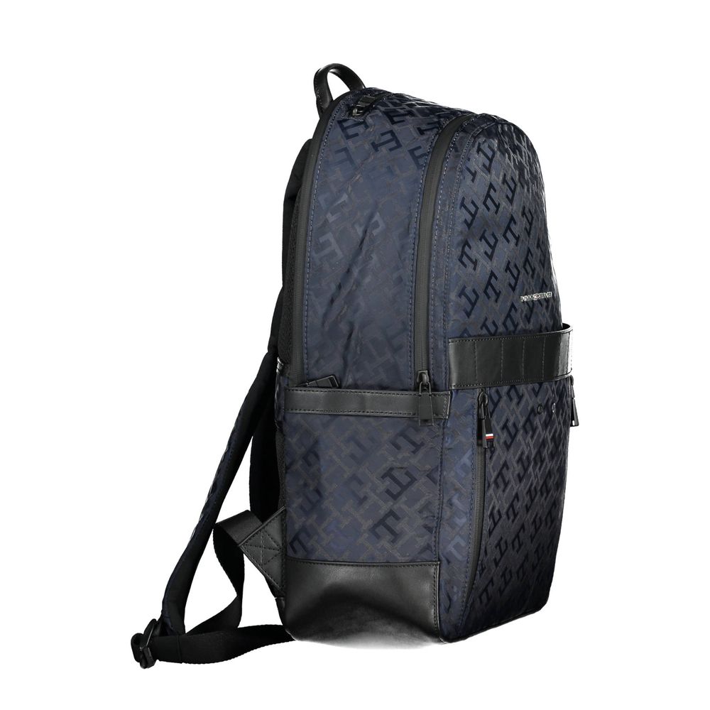 Blauer Polyester-Rucksack für Herren
