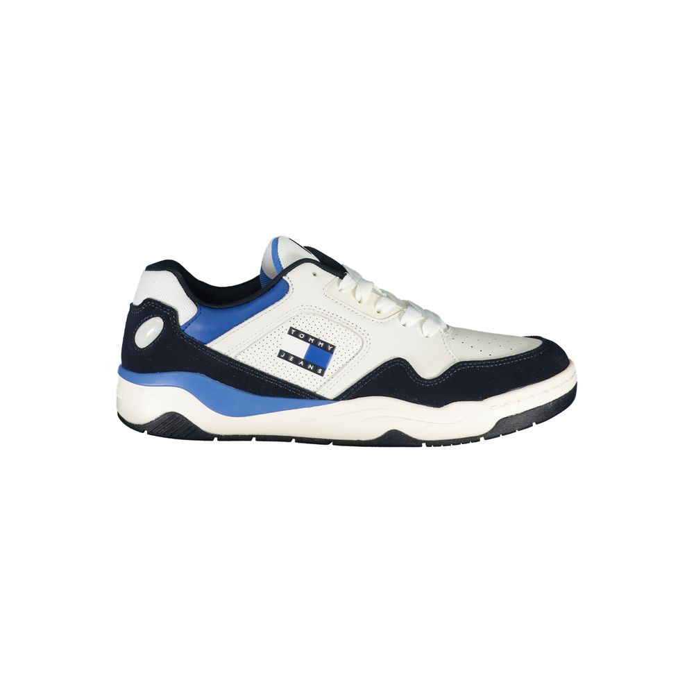 Sneakers da uomo in poliuretano blu