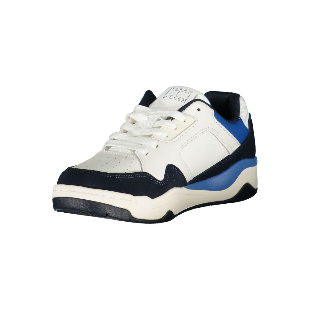 Sneakers da uomo in poliuretano blu