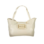 Beige Polyurethan-Damentasche